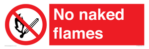 No naked flames